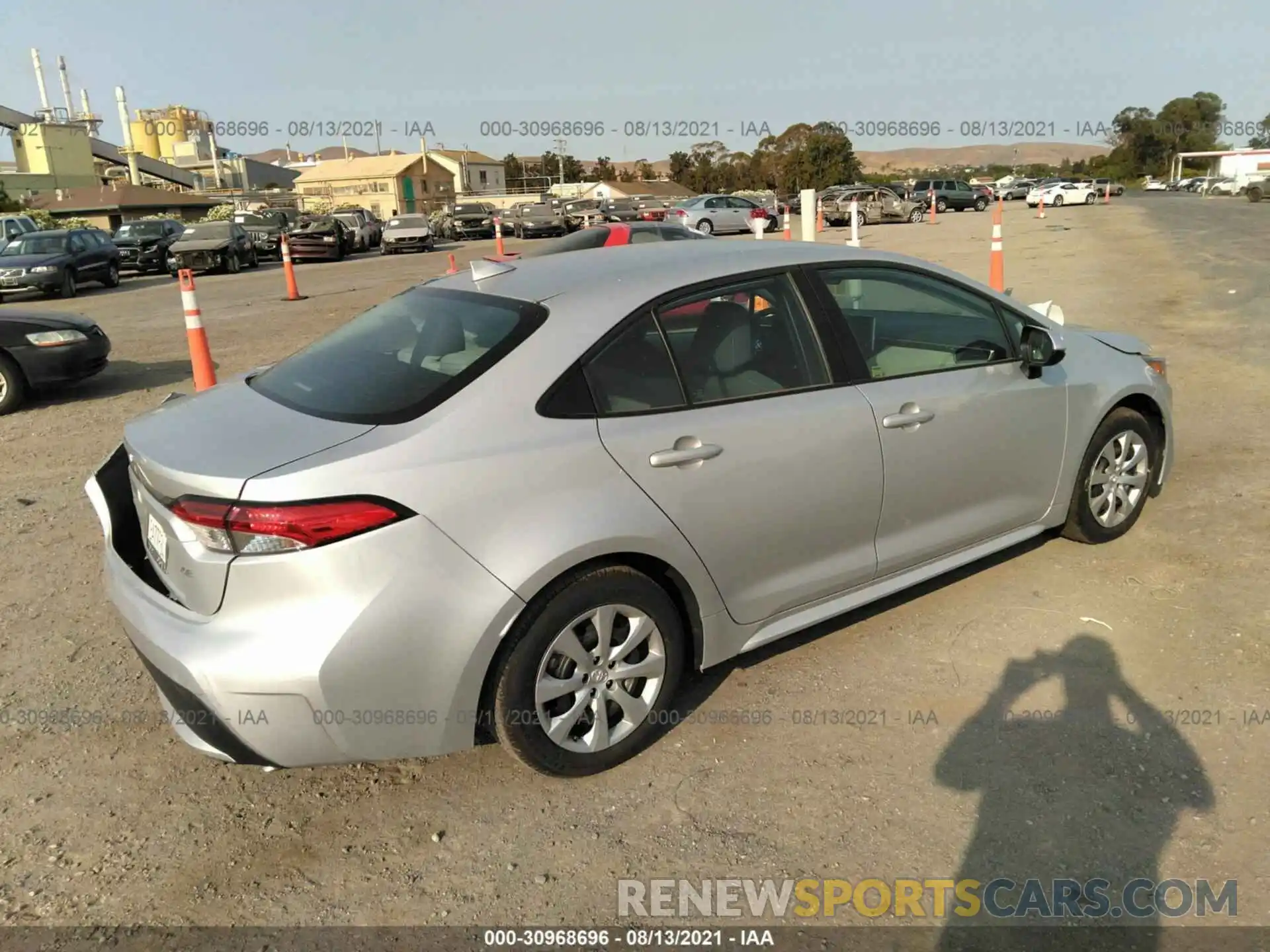 4 Photograph of a damaged car 5YFEPRAE2LP137175 TOYOTA COROLLA 2020