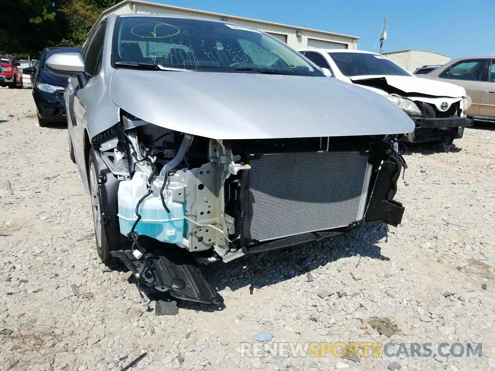 9 Photograph of a damaged car 5YFEPRAE2LP137886 TOYOTA COROLLA 2020