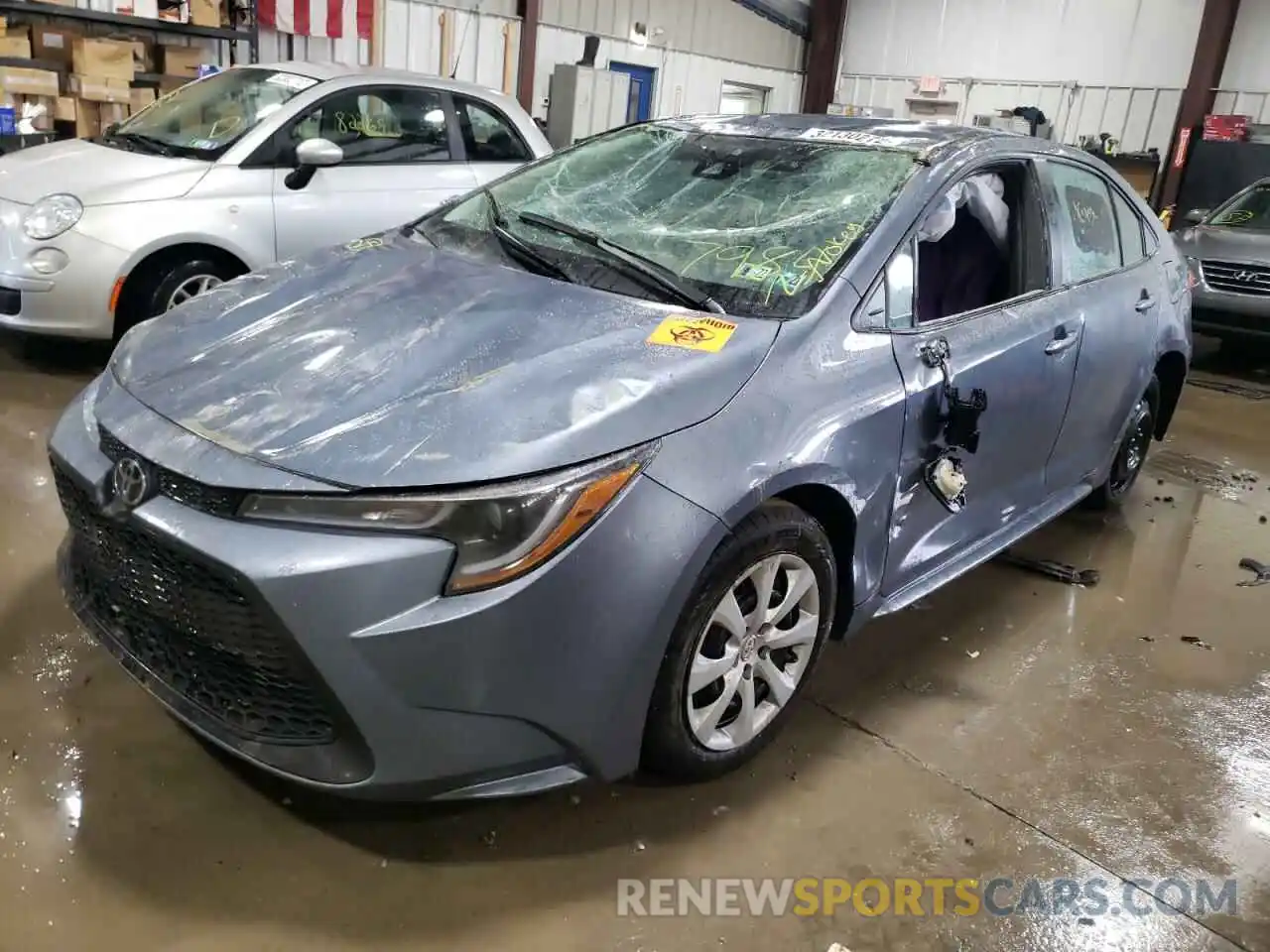 2 Photograph of a damaged car 5YFEPRAE2LP137984 TOYOTA COROLLA 2020