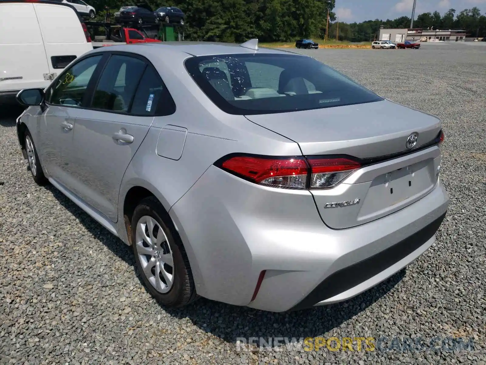 3 Photograph of a damaged car 5YFEPRAE2LP138813 TOYOTA COROLLA 2020