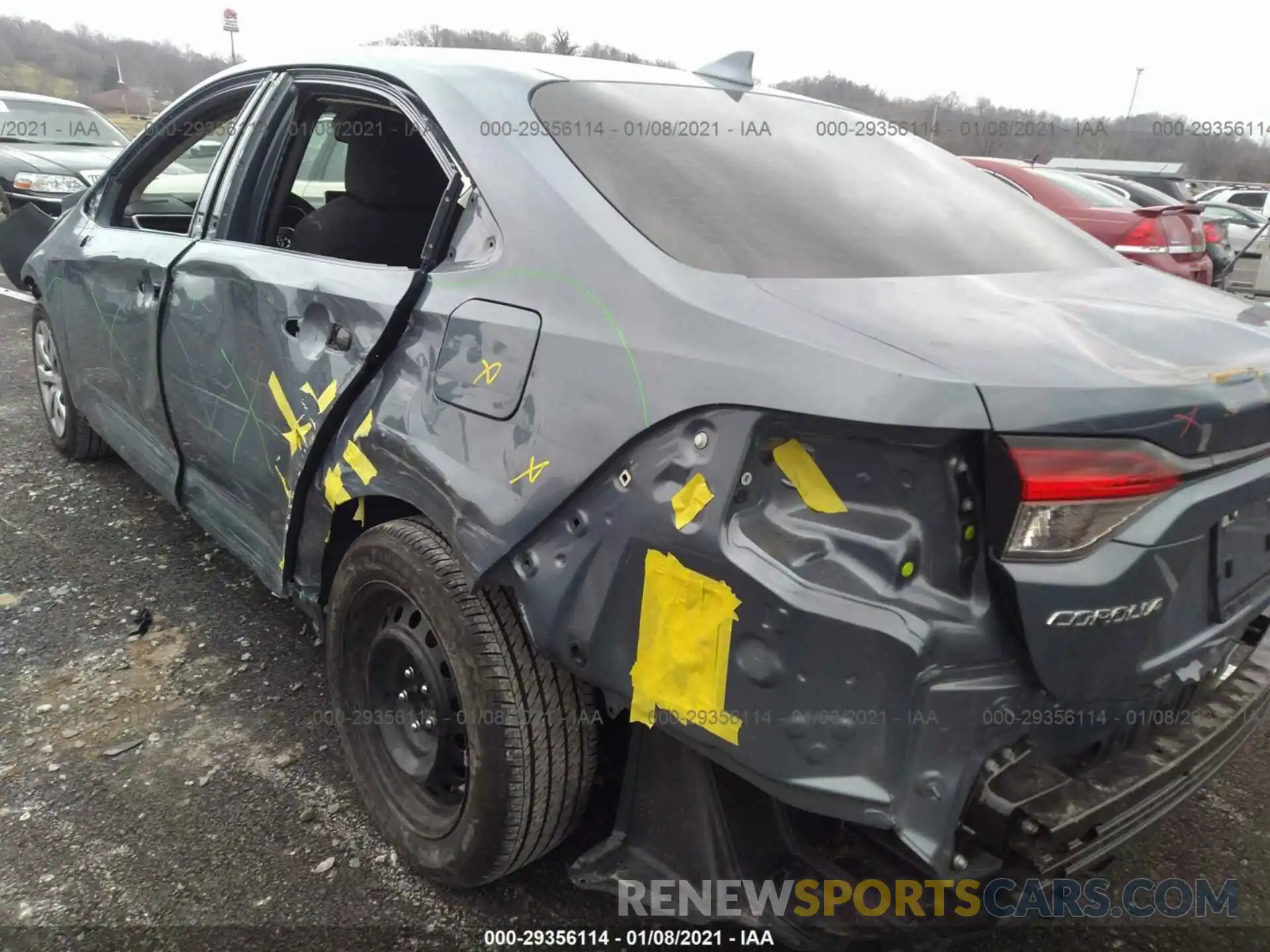 6 Photograph of a damaged car 5YFEPRAE2LP142019 TOYOTA COROLLA 2020