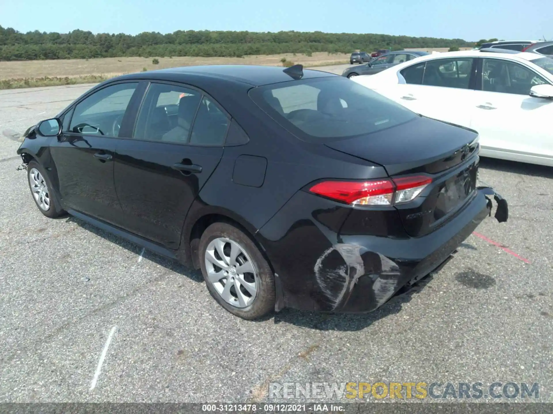 3 Photograph of a damaged car 5YFEPRAE2LP142117 TOYOTA COROLLA 2020