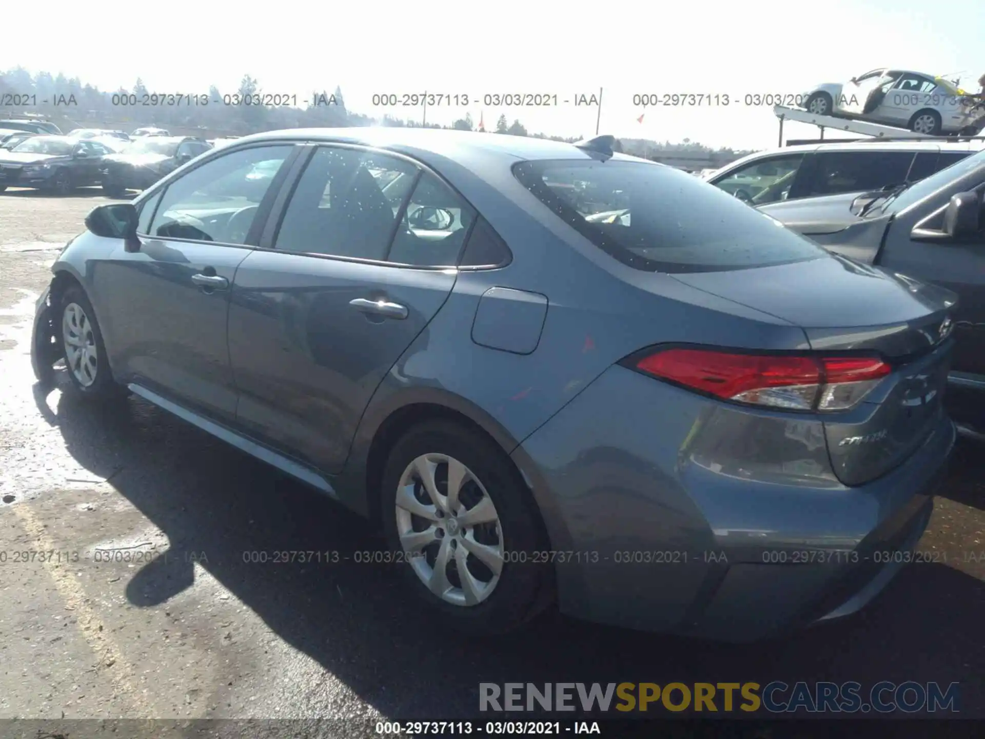 3 Photograph of a damaged car 5YFEPRAE2LP142425 TOYOTA COROLLA 2020