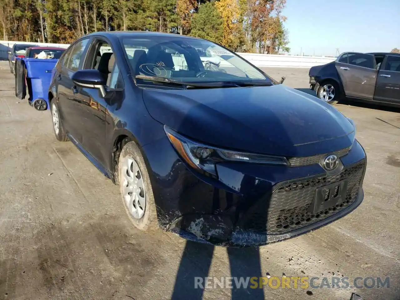 1 Photograph of a damaged car 5YFEPRAE2LP142439 TOYOTA COROLLA 2020