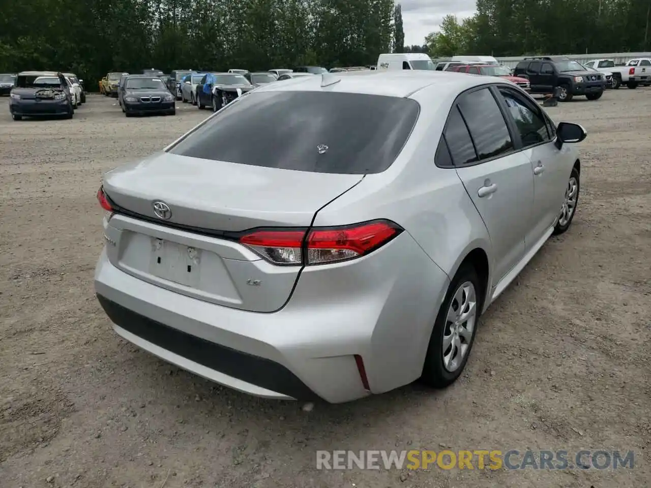 4 Photograph of a damaged car 5YFEPRAE2LP143042 TOYOTA COROLLA 2020