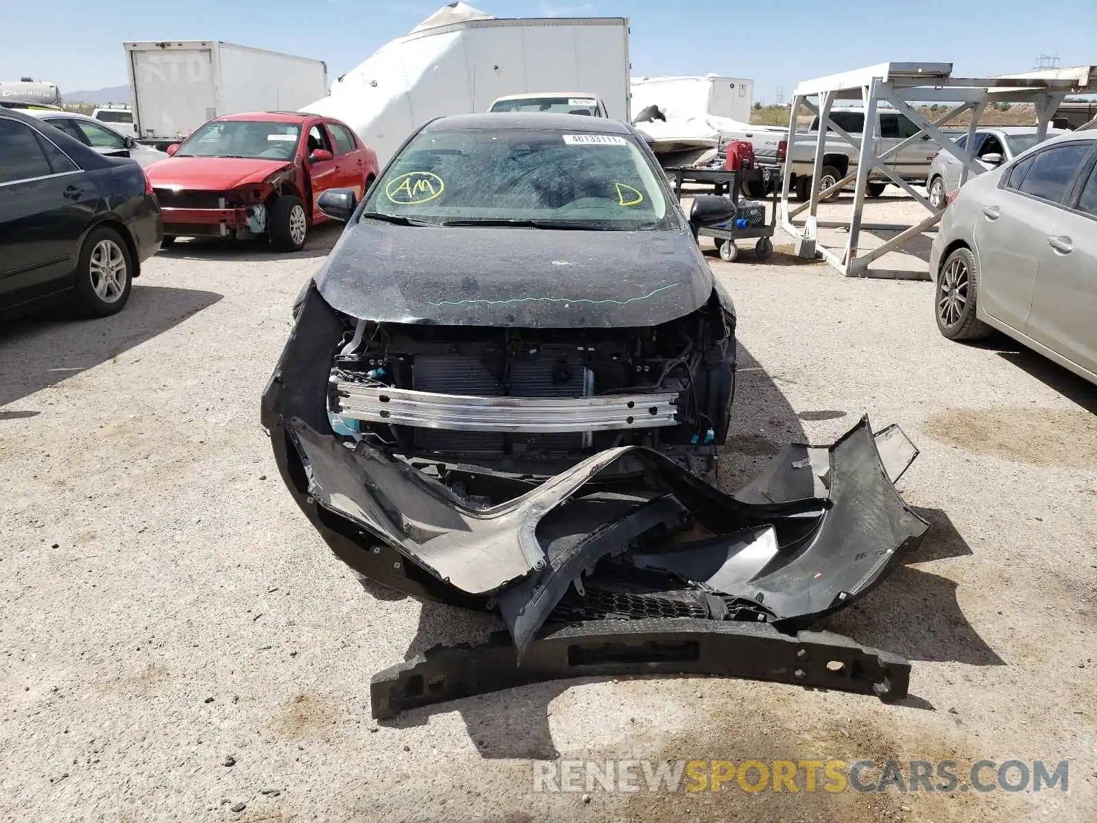 9 Photograph of a damaged car 5YFEPRAE2LP143901 TOYOTA COROLLA 2020