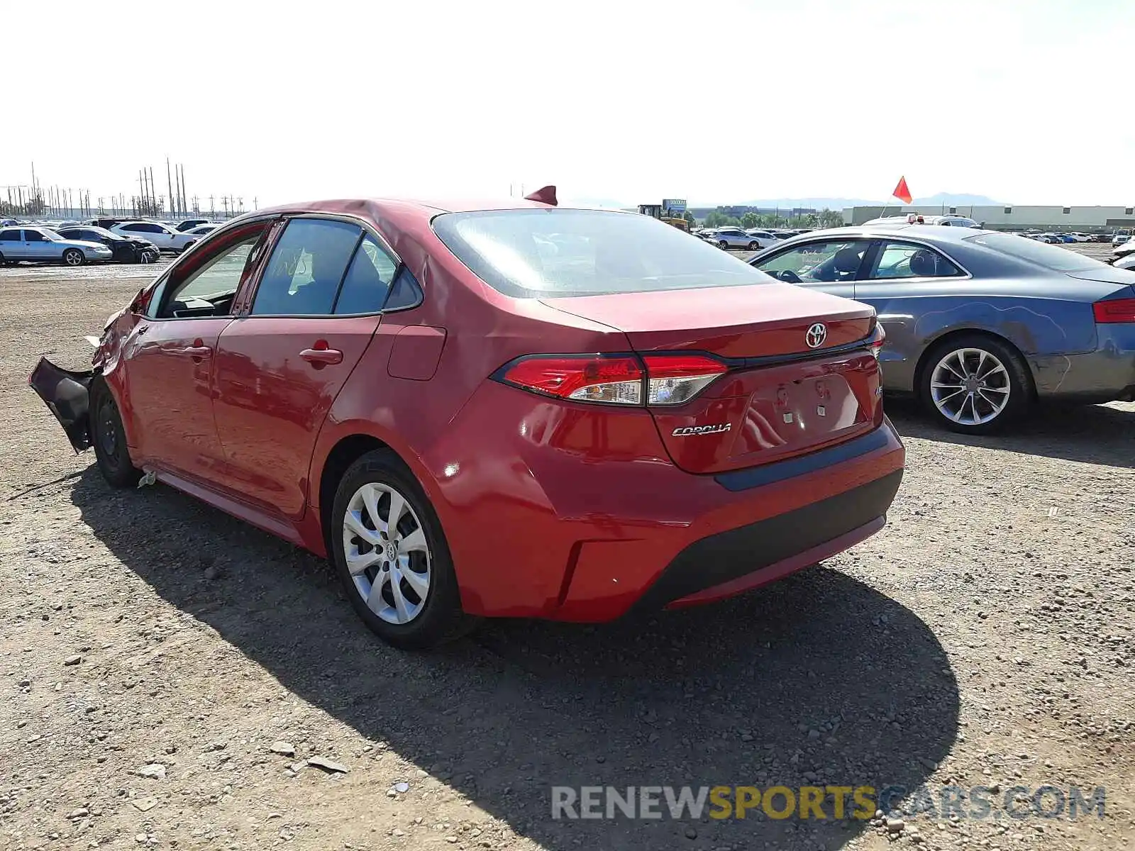 3 Photograph of a damaged car 5YFEPRAE2LP144319 TOYOTA COROLLA 2020