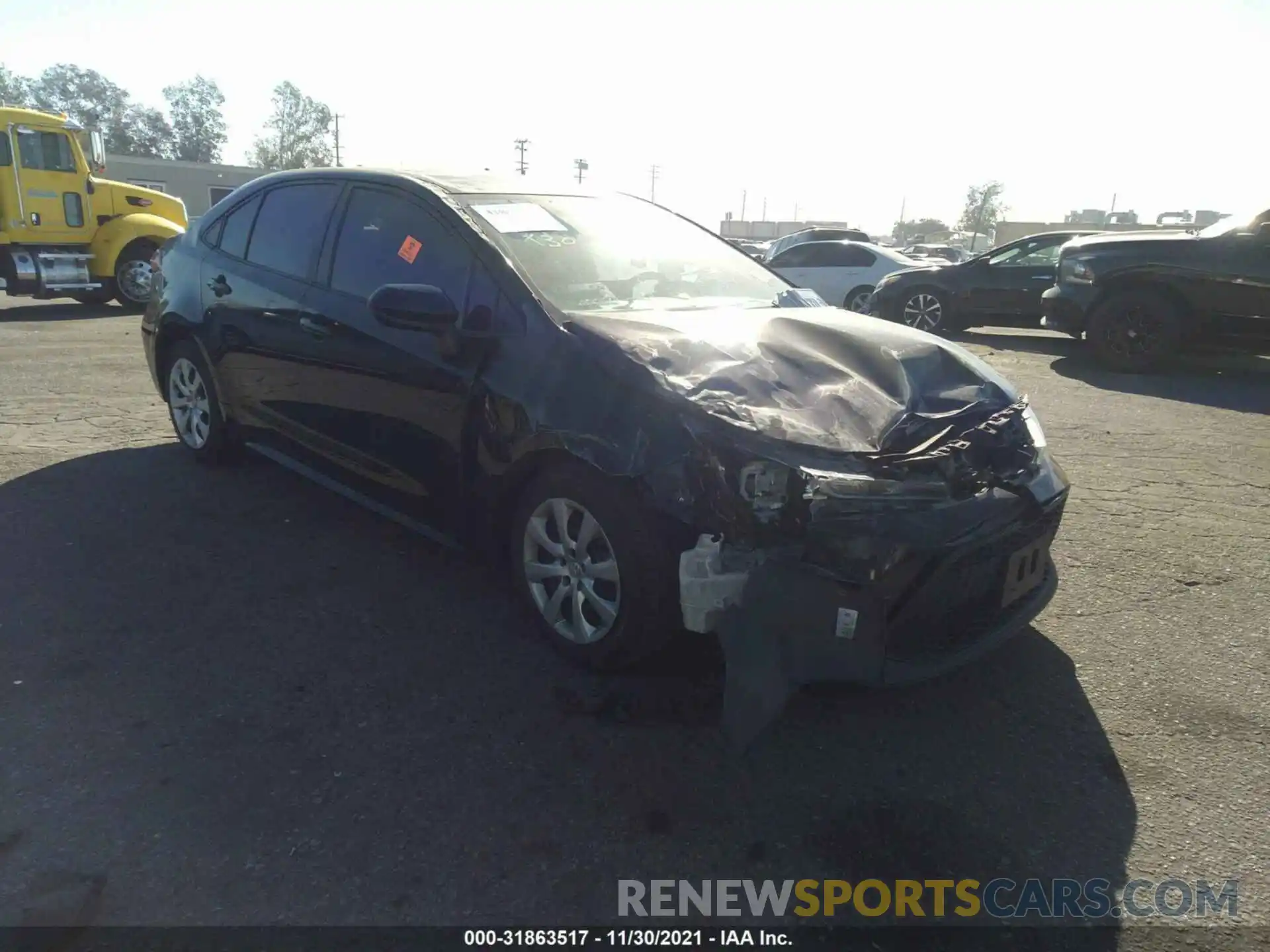 1 Photograph of a damaged car 5YFEPRAE3LP002464 TOYOTA COROLLA 2020