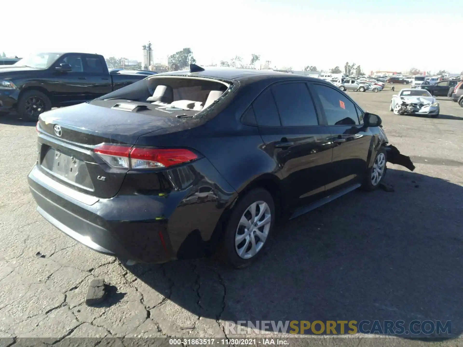 4 Photograph of a damaged car 5YFEPRAE3LP002464 TOYOTA COROLLA 2020