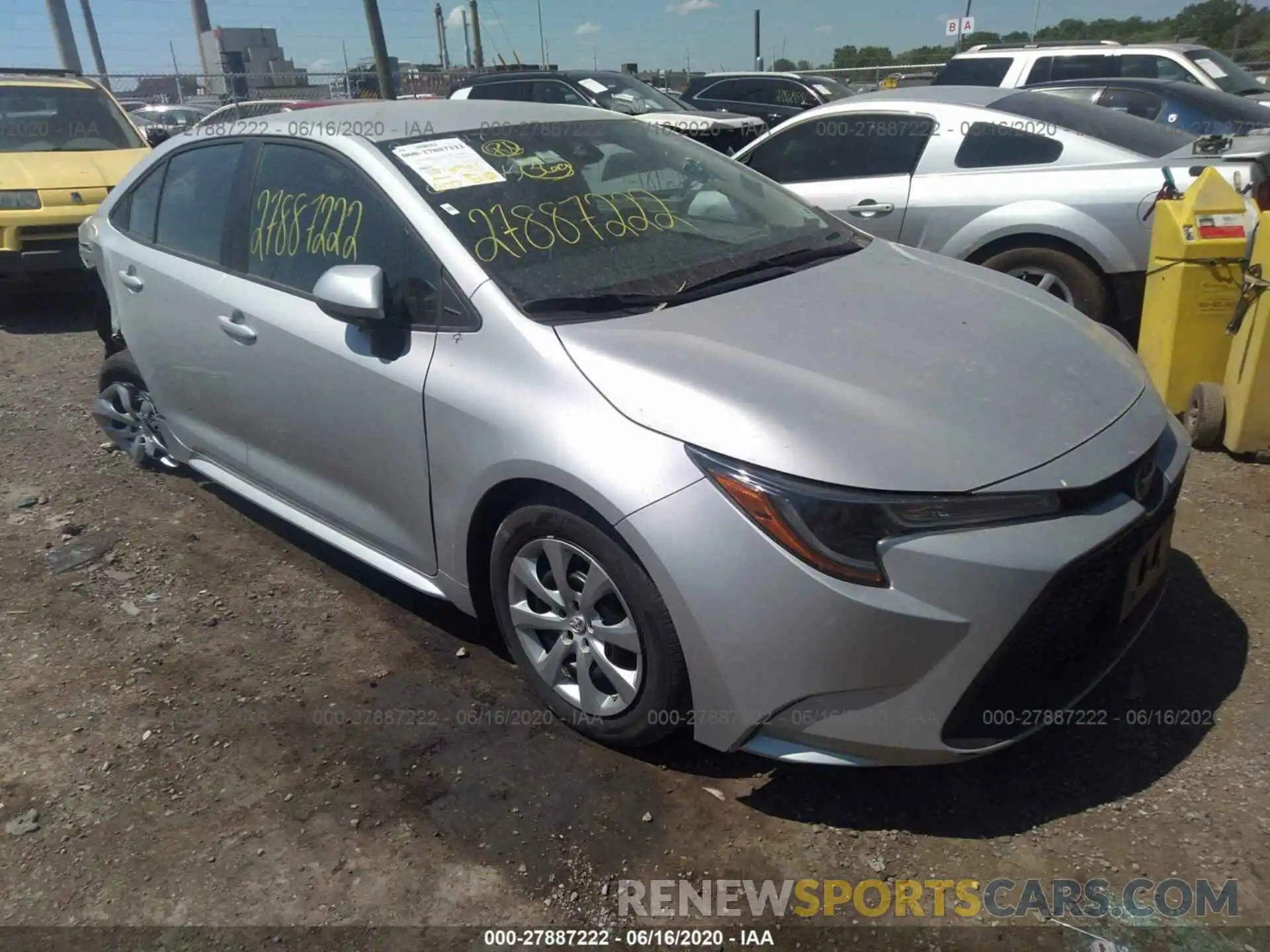 1 Photograph of a damaged car 5YFEPRAE3LP005445 TOYOTA COROLLA 2020