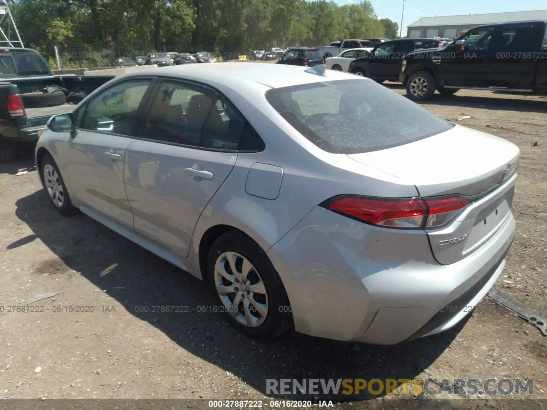 3 Photograph of a damaged car 5YFEPRAE3LP005445 TOYOTA COROLLA 2020