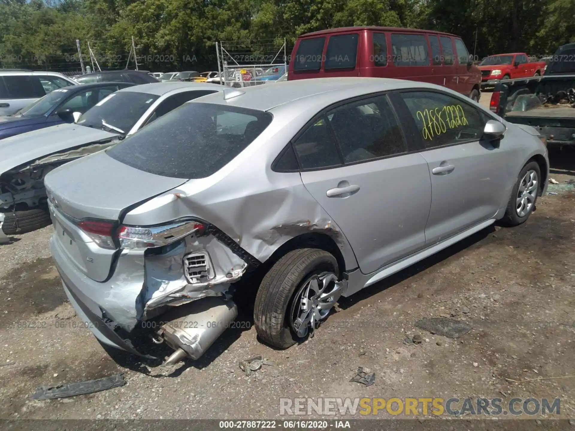 4 Photograph of a damaged car 5YFEPRAE3LP005445 TOYOTA COROLLA 2020