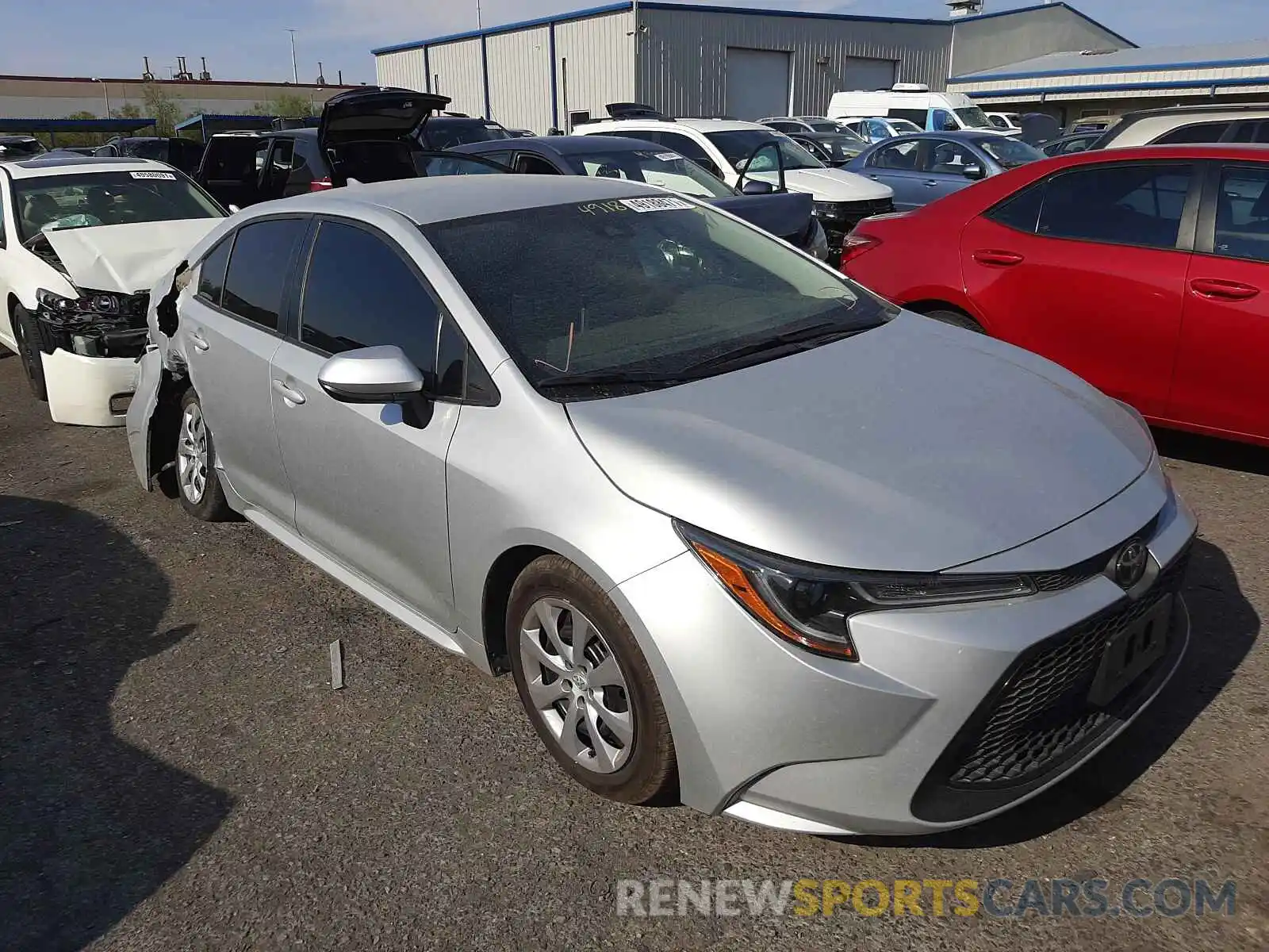 1 Photograph of a damaged car 5YFEPRAE3LP005638 TOYOTA COROLLA 2020