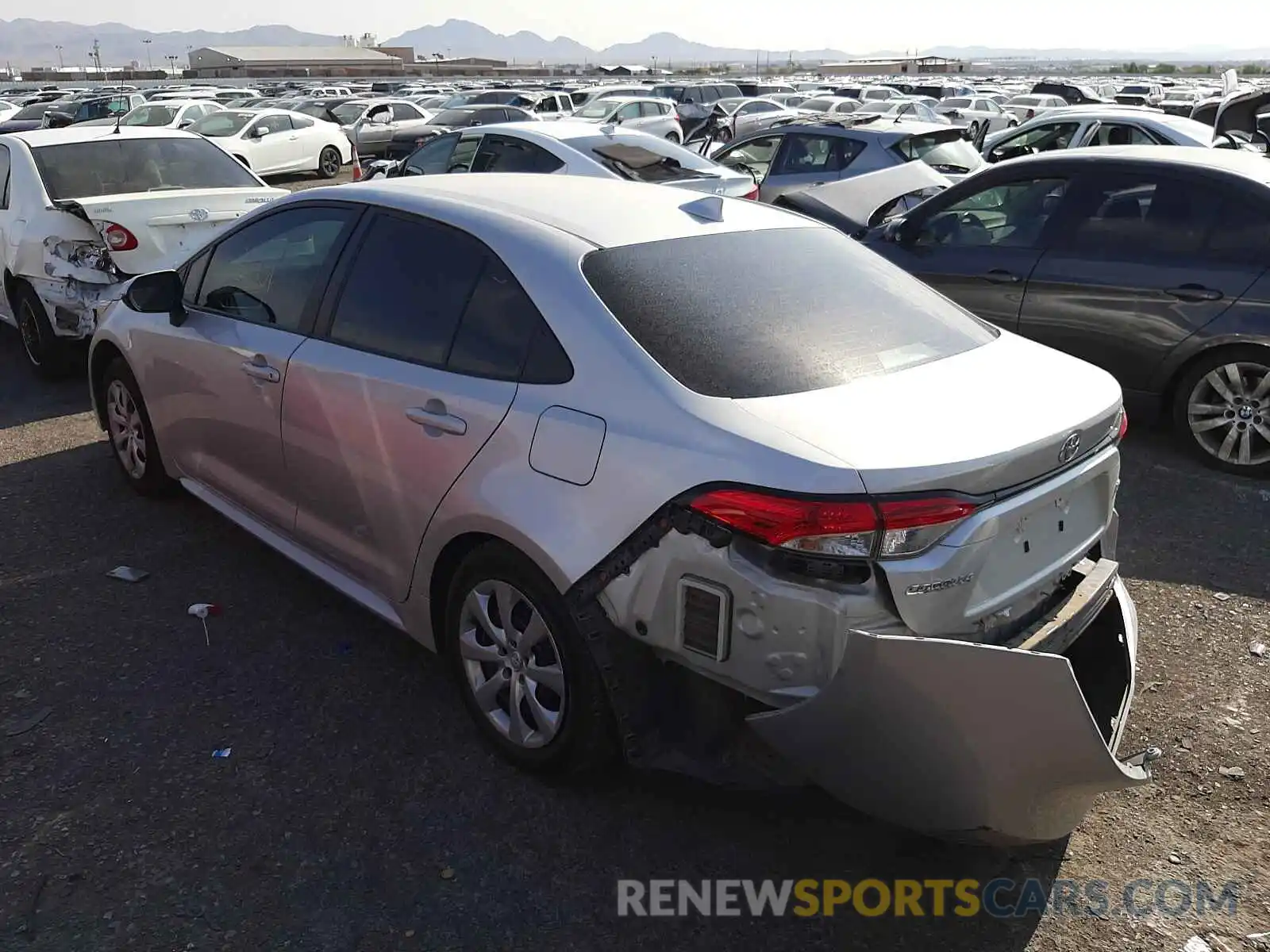 3 Photograph of a damaged car 5YFEPRAE3LP005638 TOYOTA COROLLA 2020