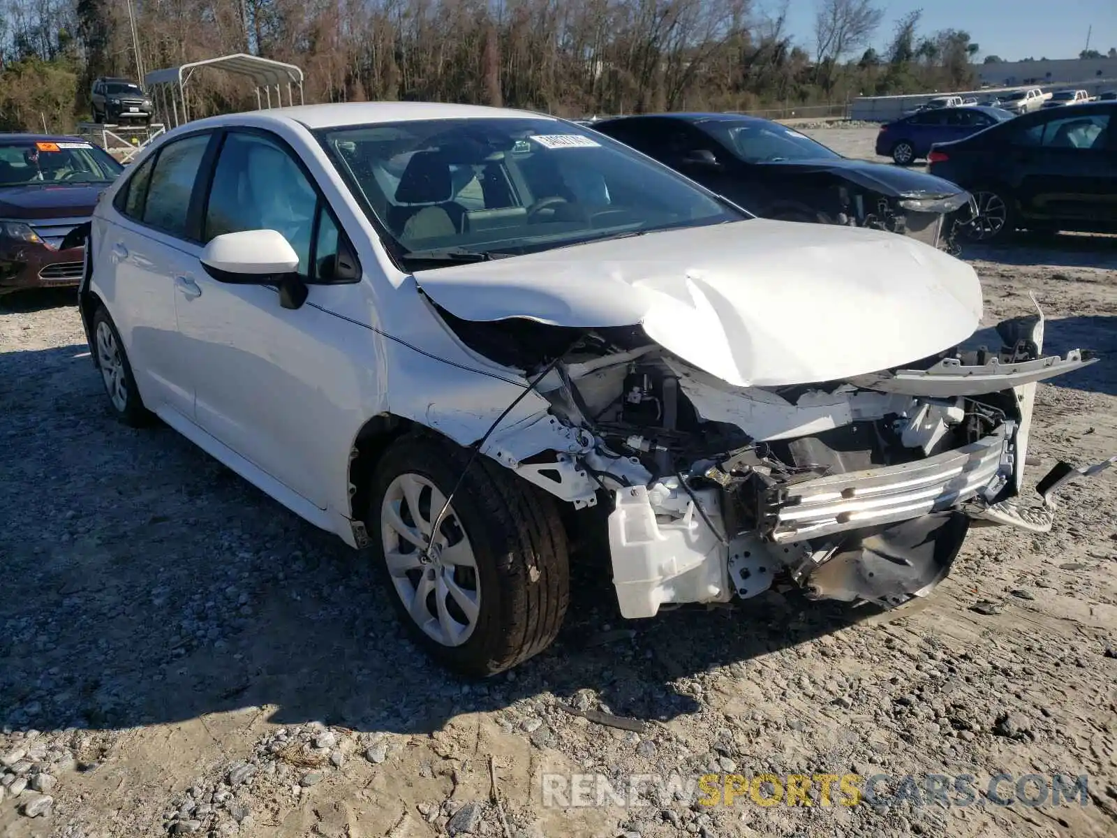 1 Photograph of a damaged car 5YFEPRAE3LP006515 TOYOTA COROLLA 2020