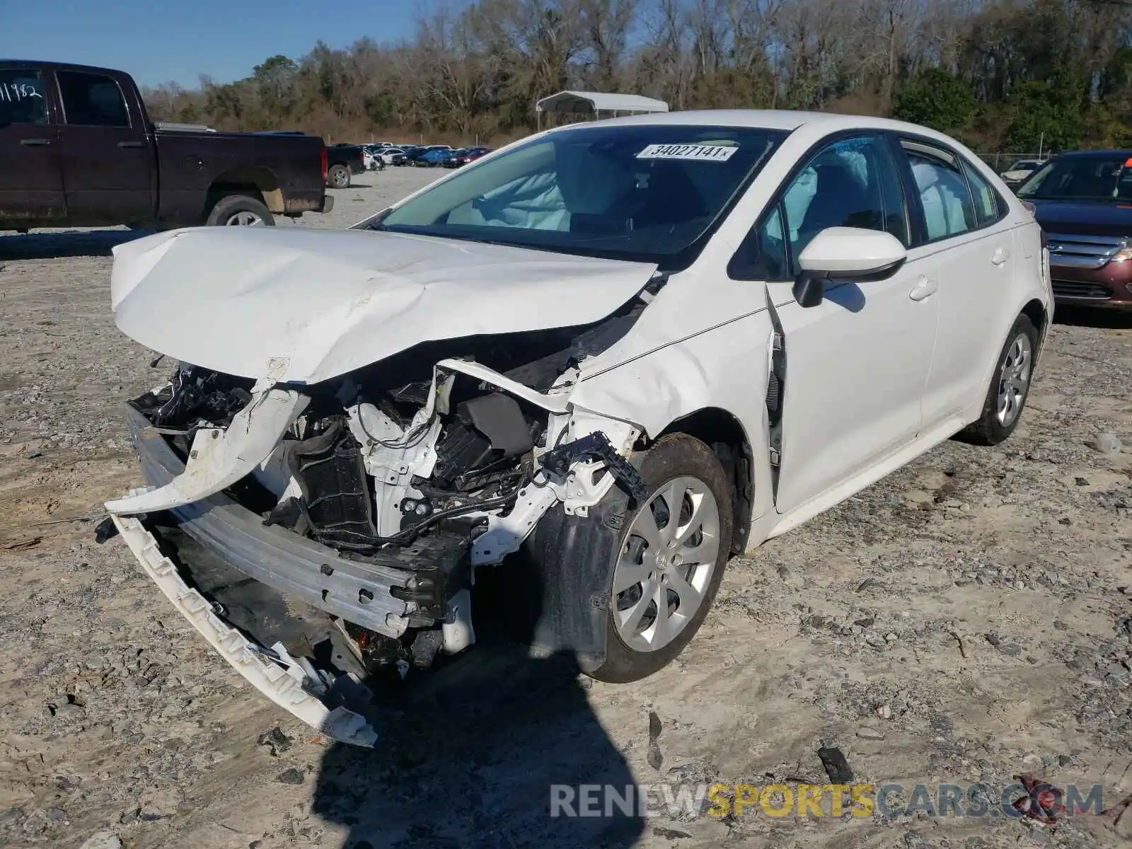 2 Photograph of a damaged car 5YFEPRAE3LP006515 TOYOTA COROLLA 2020