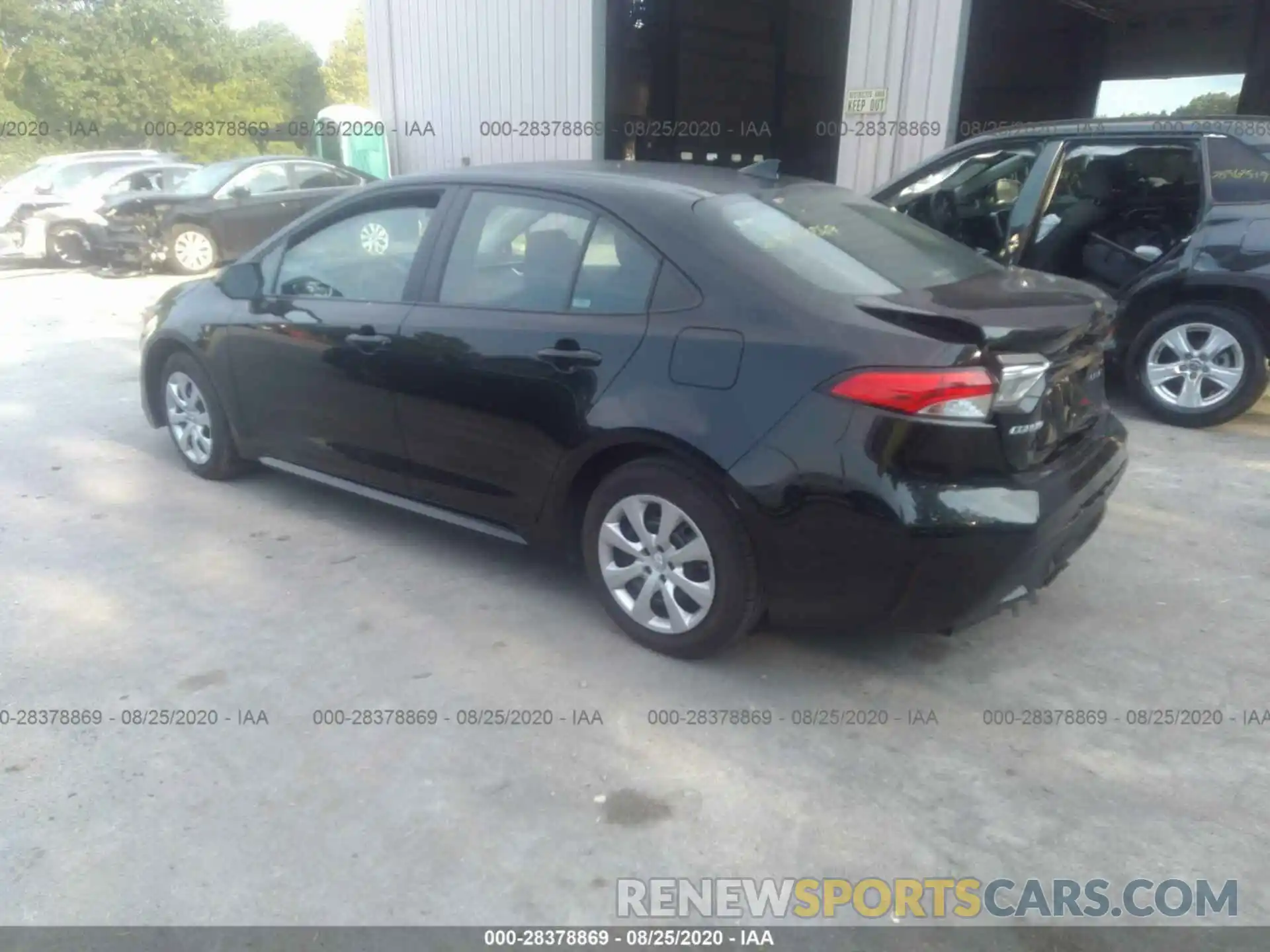 3 Photograph of a damaged car 5YFEPRAE3LP007356 TOYOTA COROLLA 2020