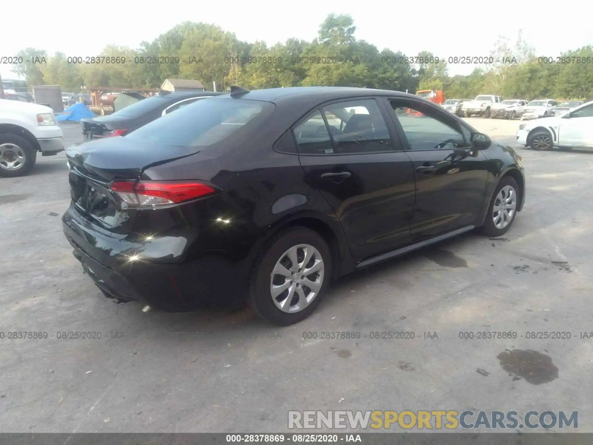 4 Photograph of a damaged car 5YFEPRAE3LP007356 TOYOTA COROLLA 2020