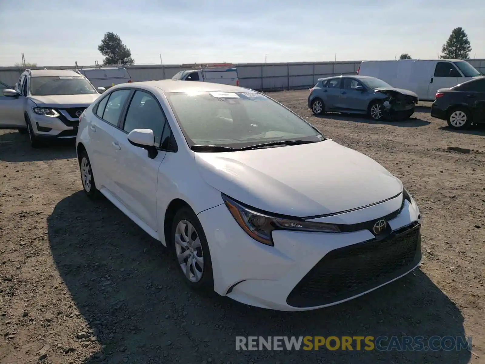 1 Photograph of a damaged car 5YFEPRAE3LP008958 TOYOTA COROLLA 2020