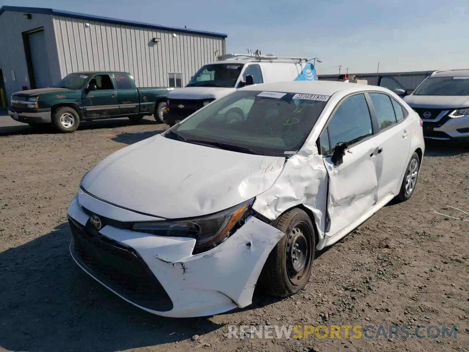 2 Photograph of a damaged car 5YFEPRAE3LP008958 TOYOTA COROLLA 2020