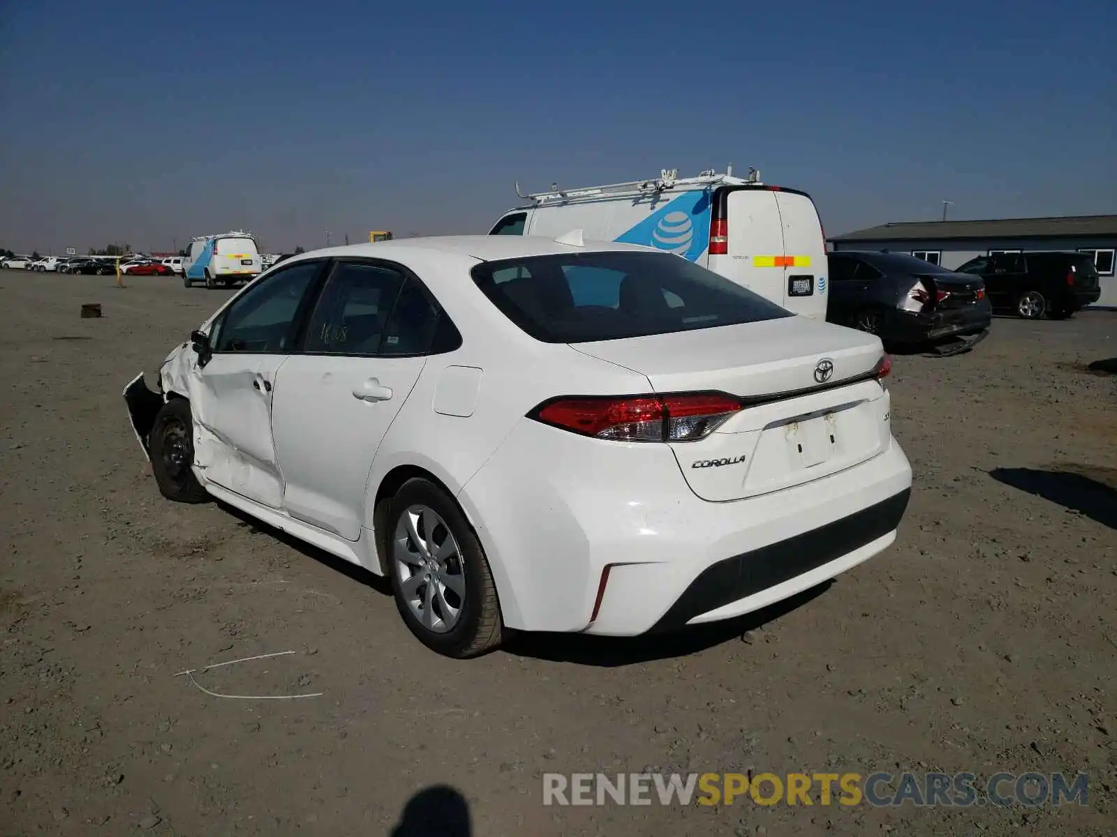 3 Photograph of a damaged car 5YFEPRAE3LP008958 TOYOTA COROLLA 2020