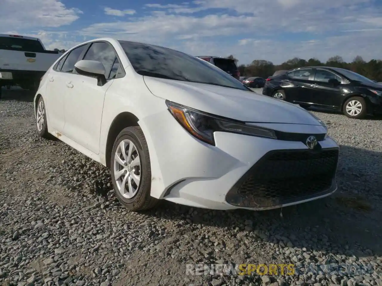 1 Photograph of a damaged car 5YFEPRAE3LP009902 TOYOTA COROLLA 2020