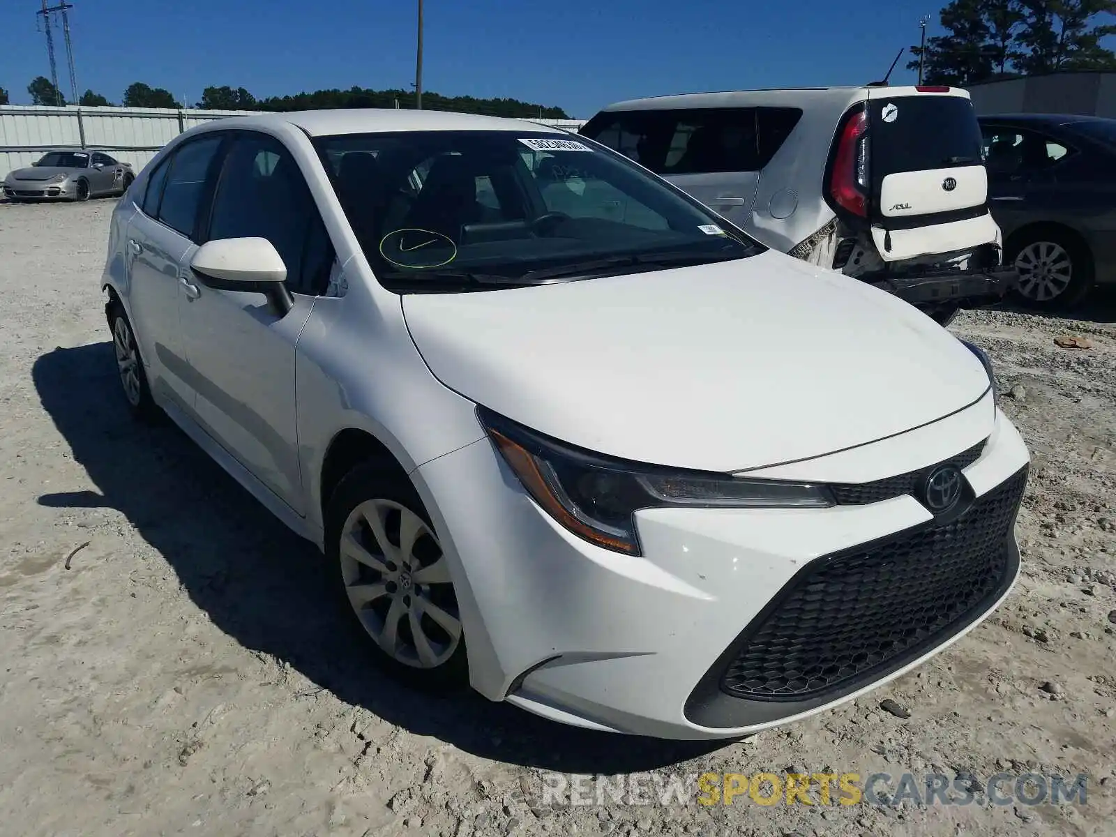 1 Photograph of a damaged car 5YFEPRAE3LP011780 TOYOTA COROLLA 2020