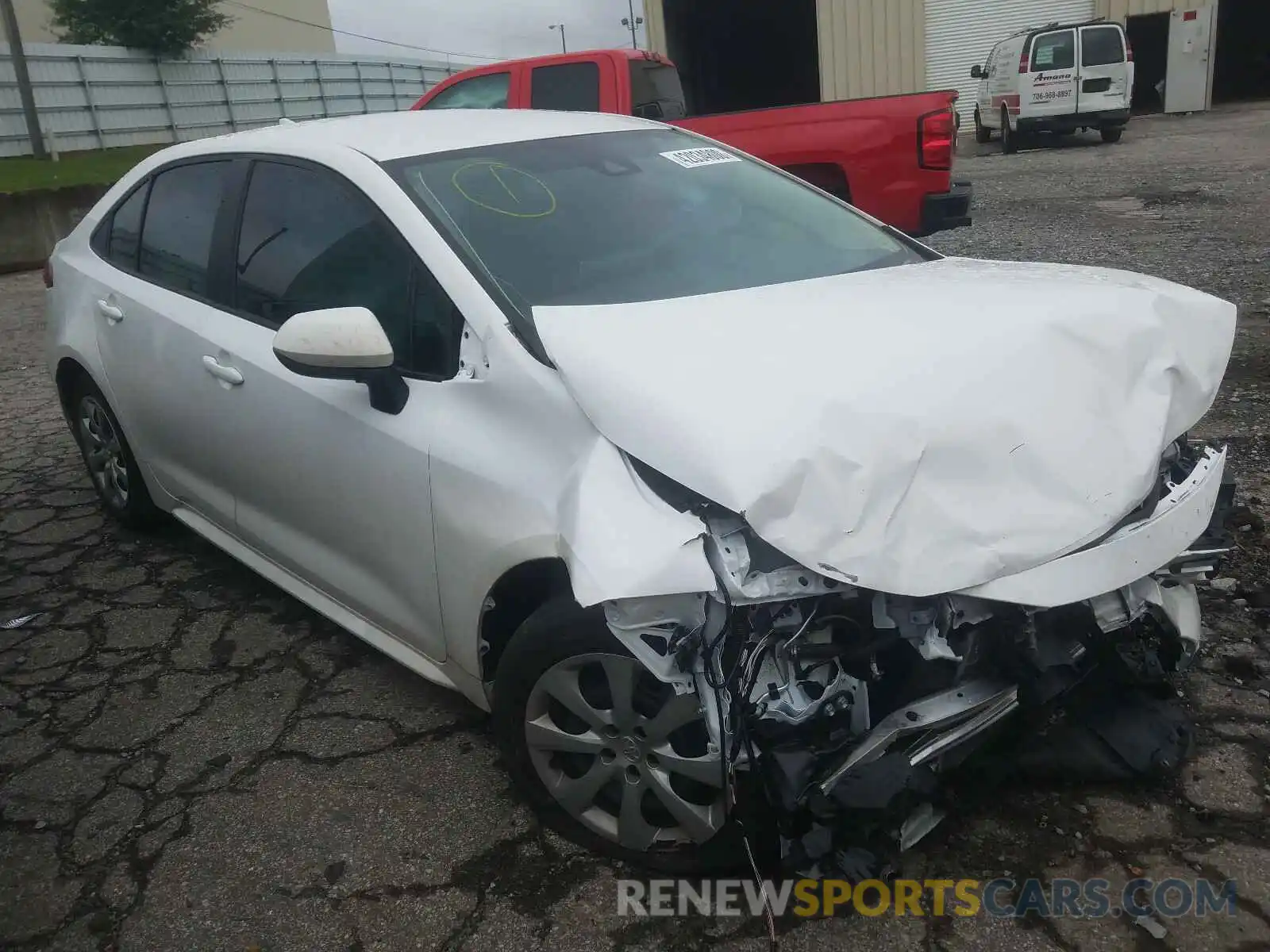 1 Photograph of a damaged car 5YFEPRAE3LP012508 TOYOTA COROLLA 2020