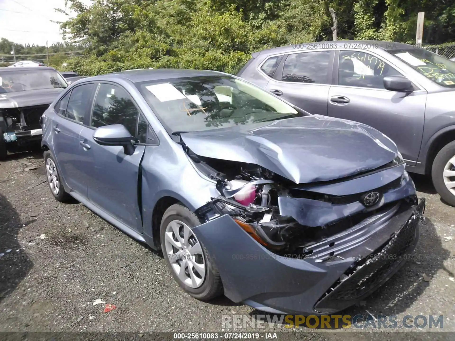 1 Photograph of a damaged car 5YFEPRAE3LP012993 TOYOTA COROLLA 2020