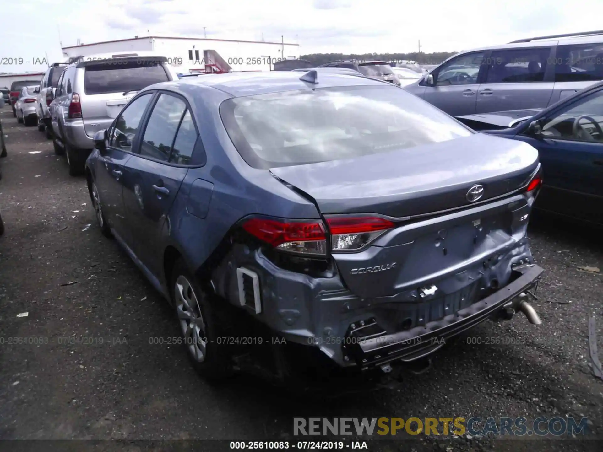 3 Photograph of a damaged car 5YFEPRAE3LP012993 TOYOTA COROLLA 2020