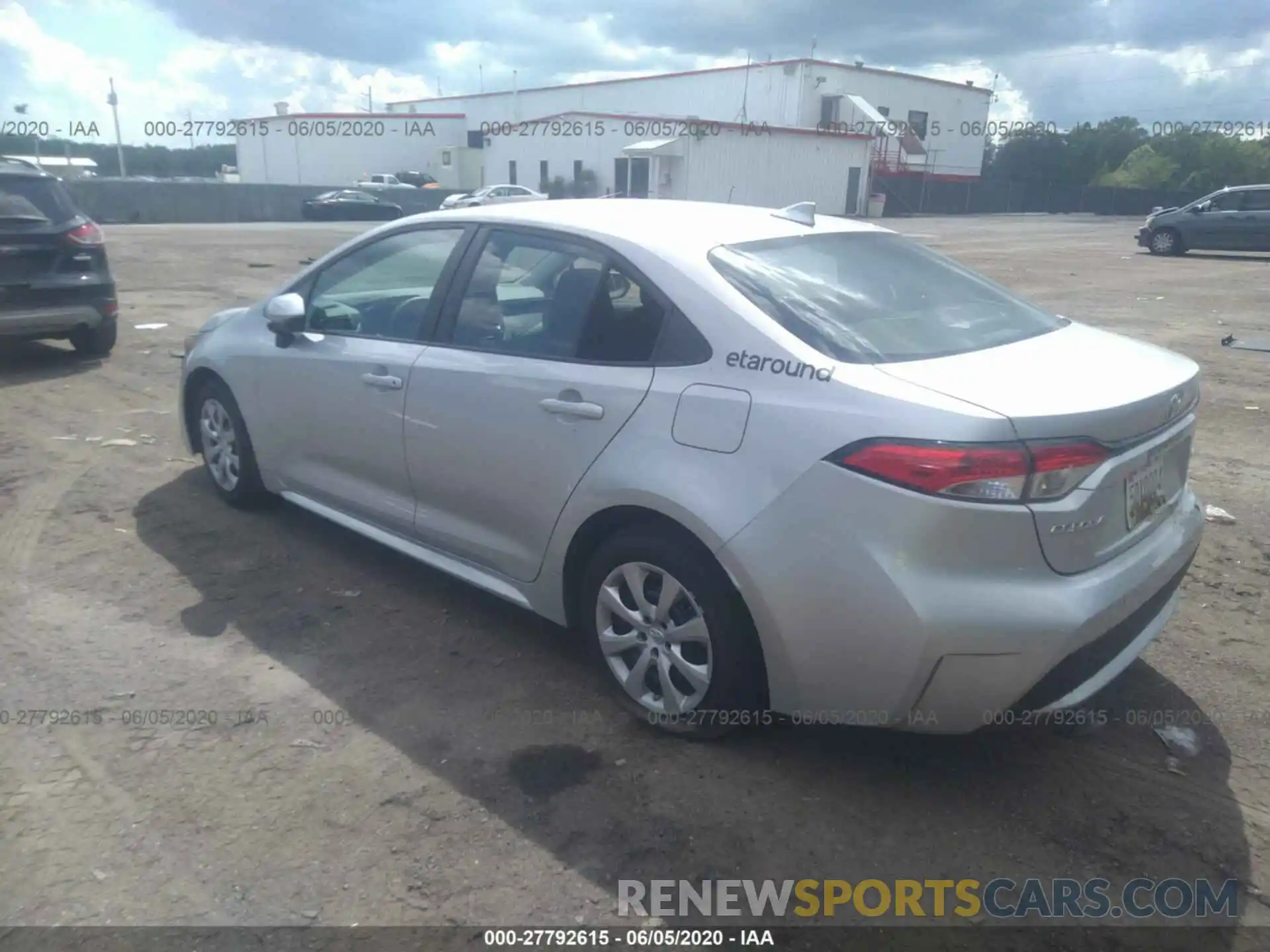 3 Photograph of a damaged car 5YFEPRAE3LP013786 TOYOTA COROLLA 2020