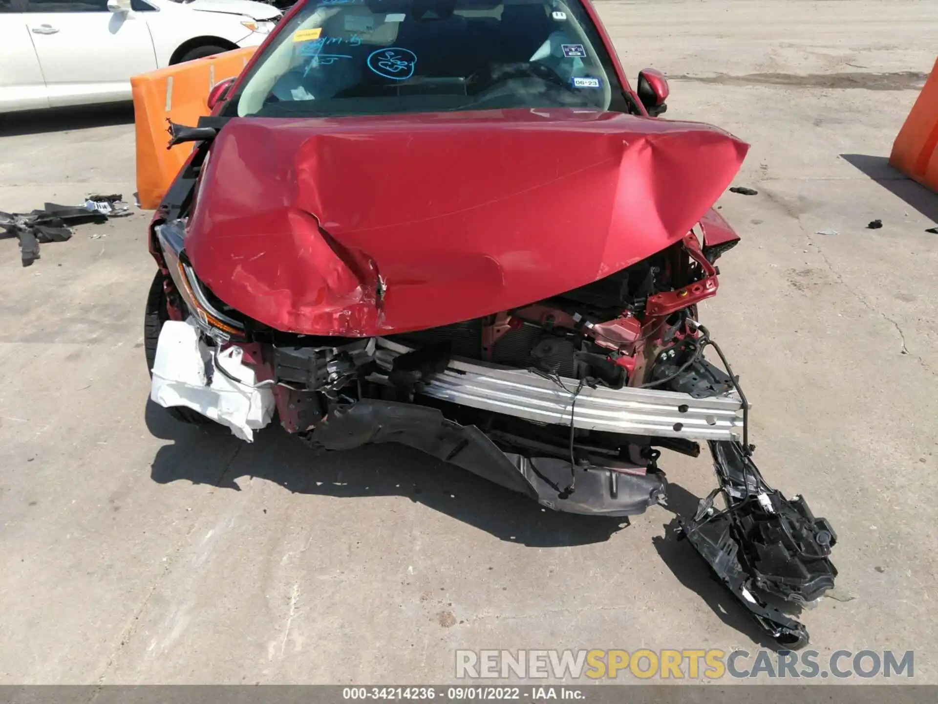 6 Photograph of a damaged car 5YFEPRAE3LP015716 TOYOTA COROLLA 2020