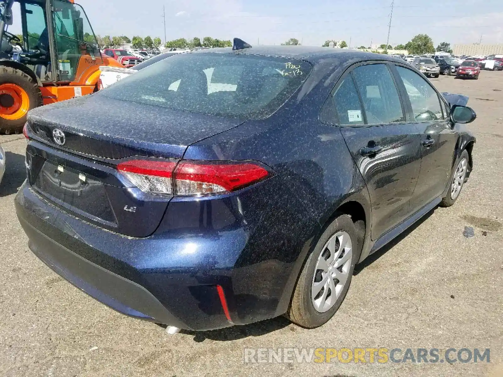 4 Photograph of a damaged car 5YFEPRAE3LP016302 TOYOTA COROLLA 2020