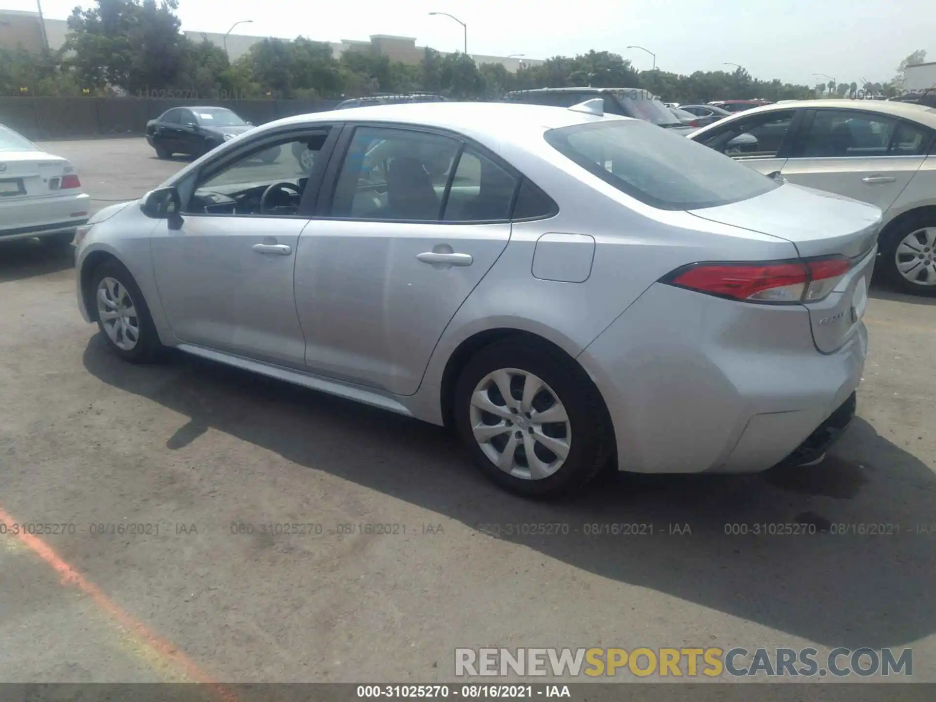 3 Photograph of a damaged car 5YFEPRAE3LP017112 TOYOTA COROLLA 2020