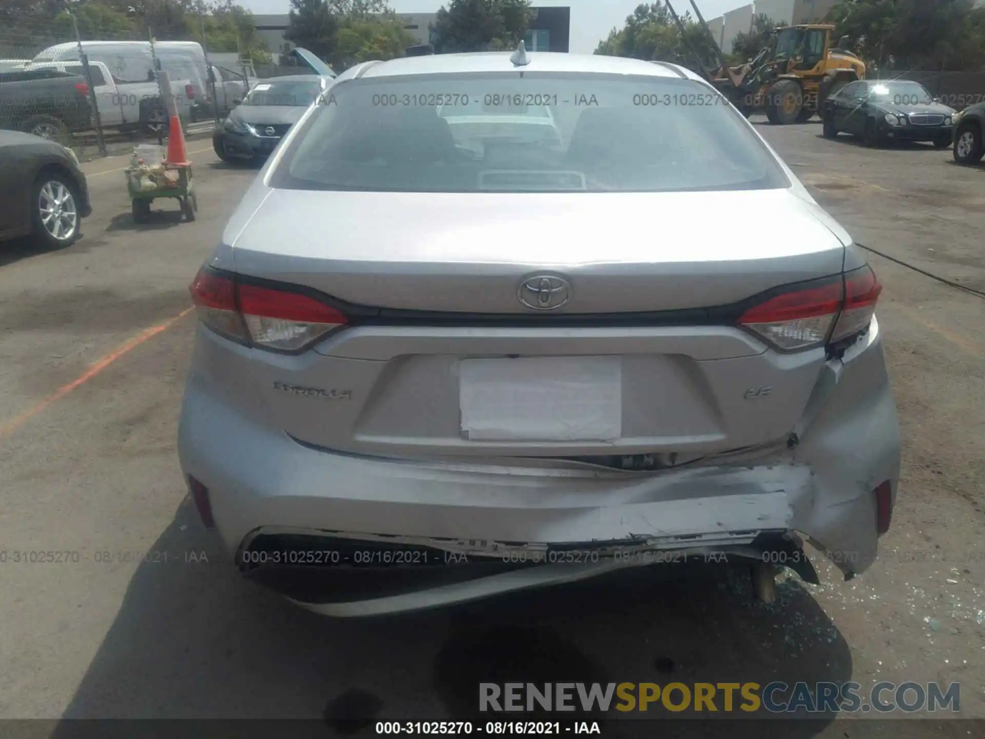 6 Photograph of a damaged car 5YFEPRAE3LP017112 TOYOTA COROLLA 2020