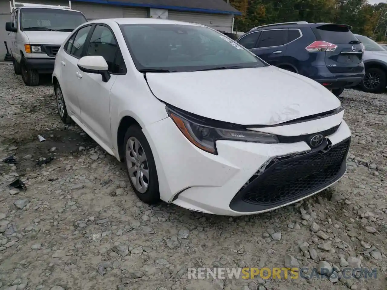 1 Photograph of a damaged car 5YFEPRAE3LP019507 TOYOTA COROLLA 2020