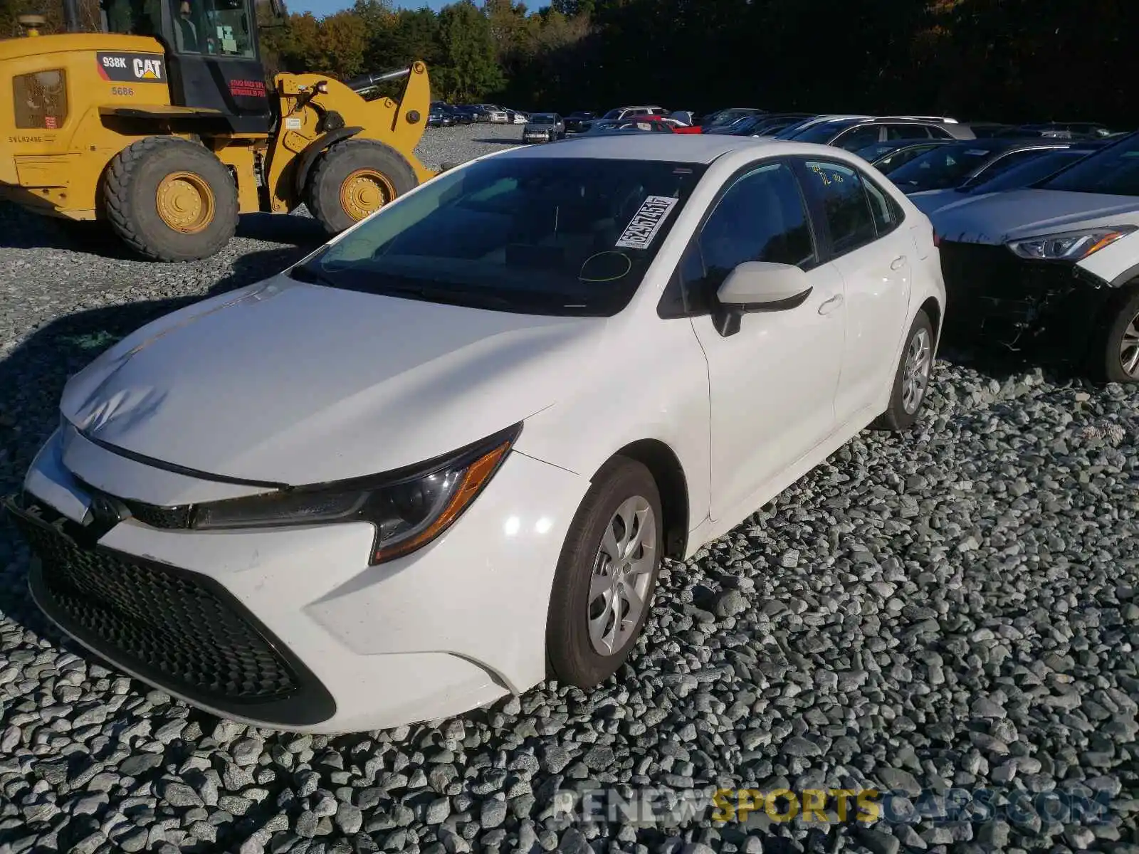 2 Photograph of a damaged car 5YFEPRAE3LP019507 TOYOTA COROLLA 2020