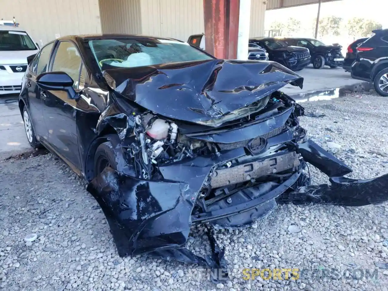 1 Photograph of a damaged car 5YFEPRAE3LP019975 TOYOTA COROLLA 2020