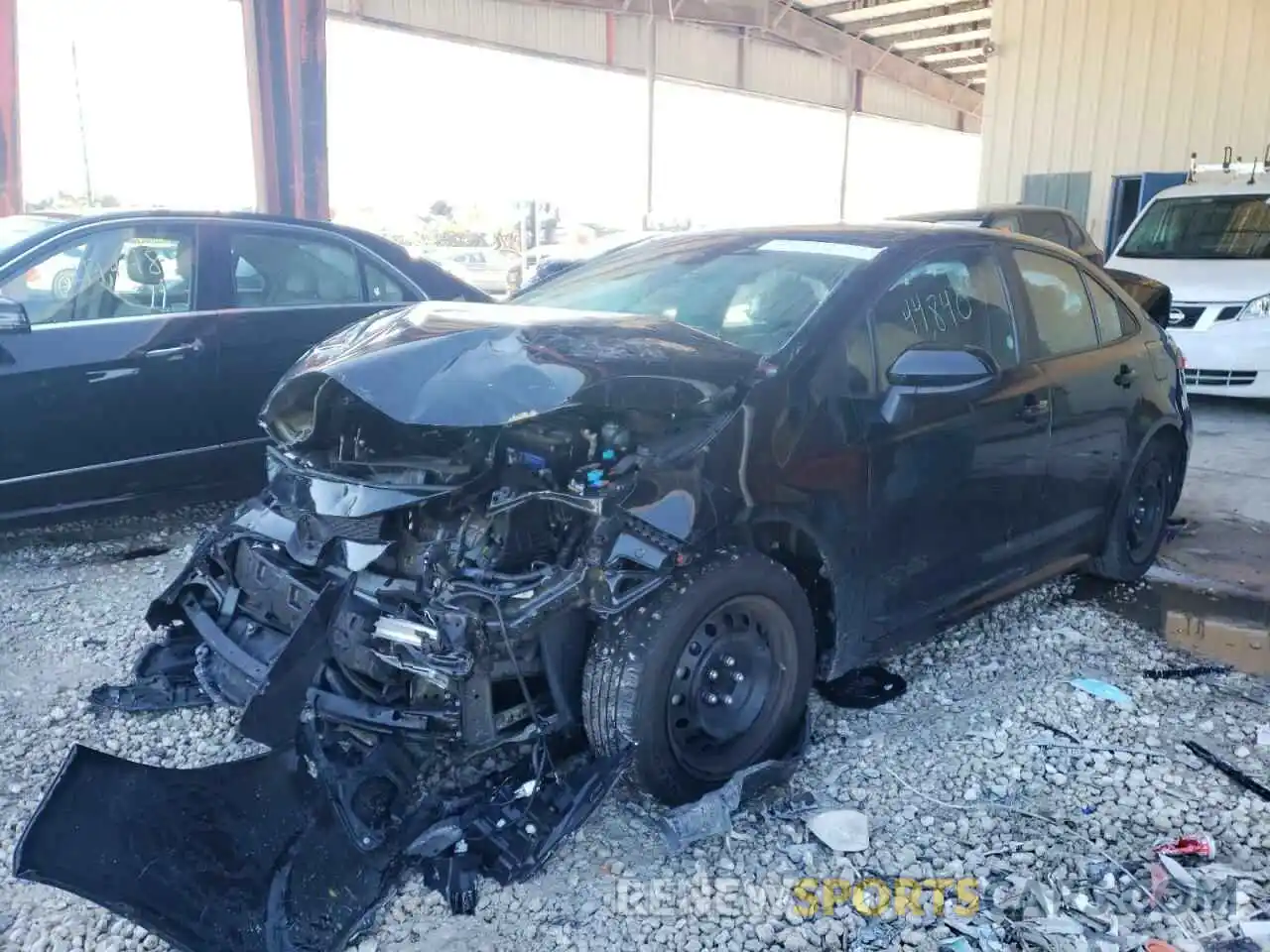 2 Photograph of a damaged car 5YFEPRAE3LP019975 TOYOTA COROLLA 2020