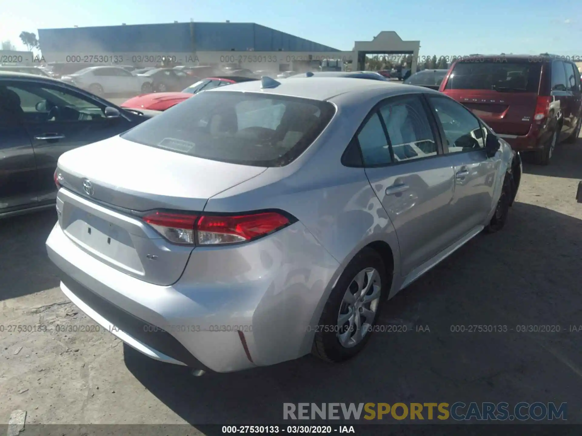 4 Photograph of a damaged car 5YFEPRAE3LP020804 TOYOTA COROLLA 2020