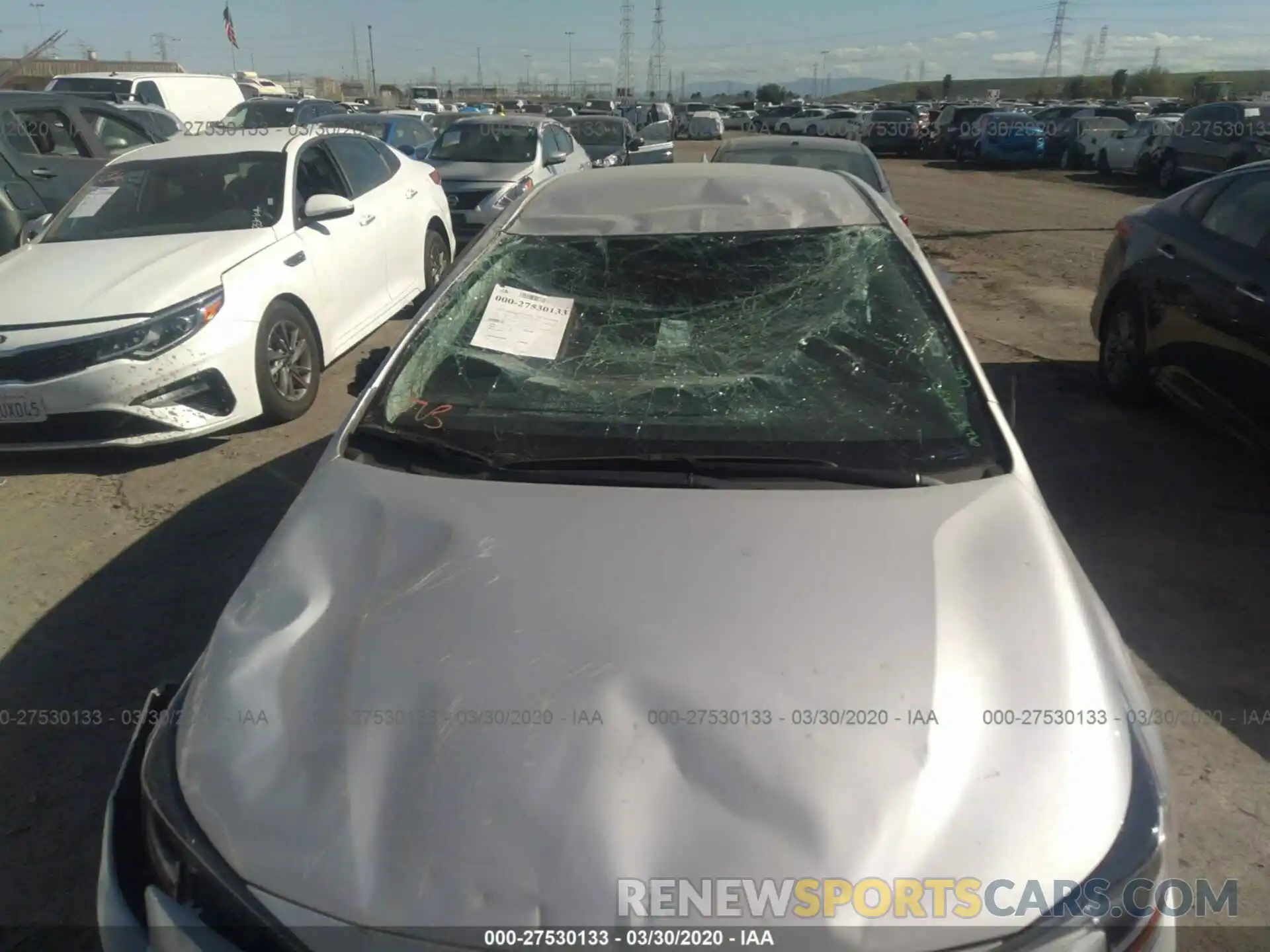 6 Photograph of a damaged car 5YFEPRAE3LP020804 TOYOTA COROLLA 2020