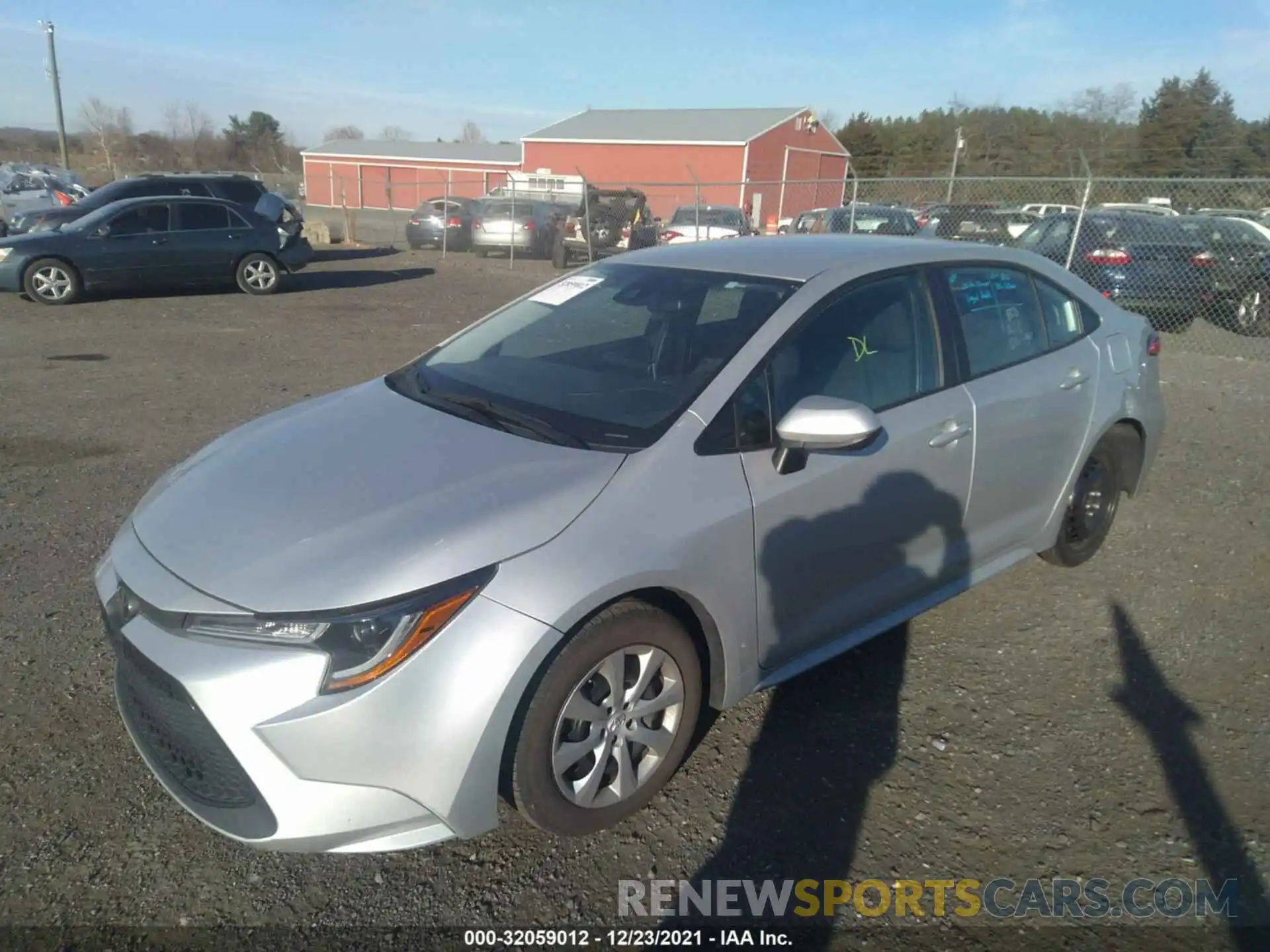 2 Photograph of a damaged car 5YFEPRAE3LP021497 TOYOTA COROLLA 2020