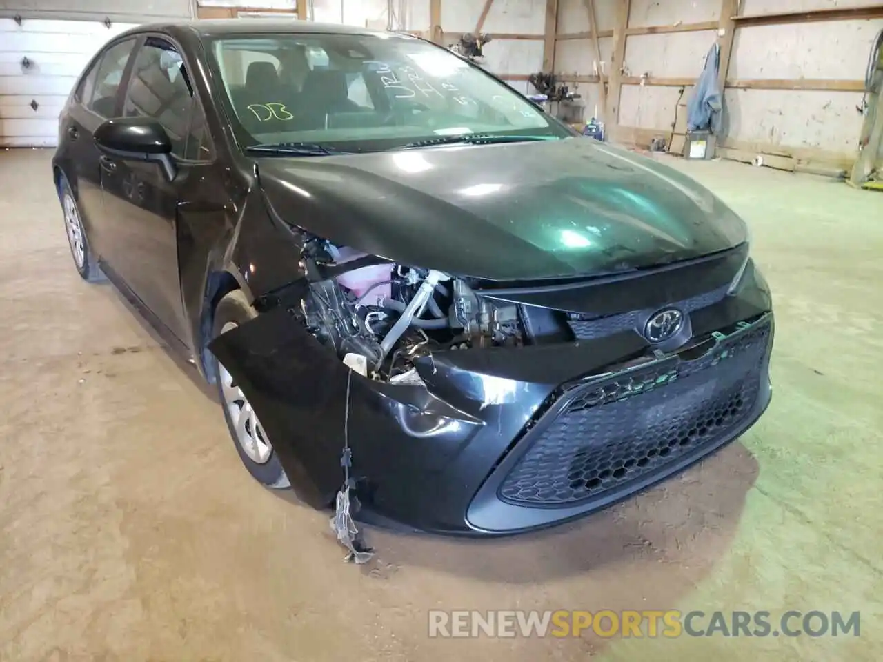 1 Photograph of a damaged car 5YFEPRAE3LP021581 TOYOTA COROLLA 2020