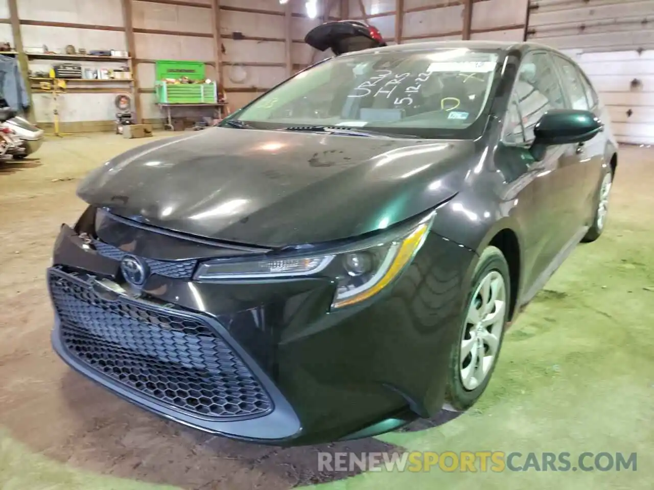 2 Photograph of a damaged car 5YFEPRAE3LP021581 TOYOTA COROLLA 2020