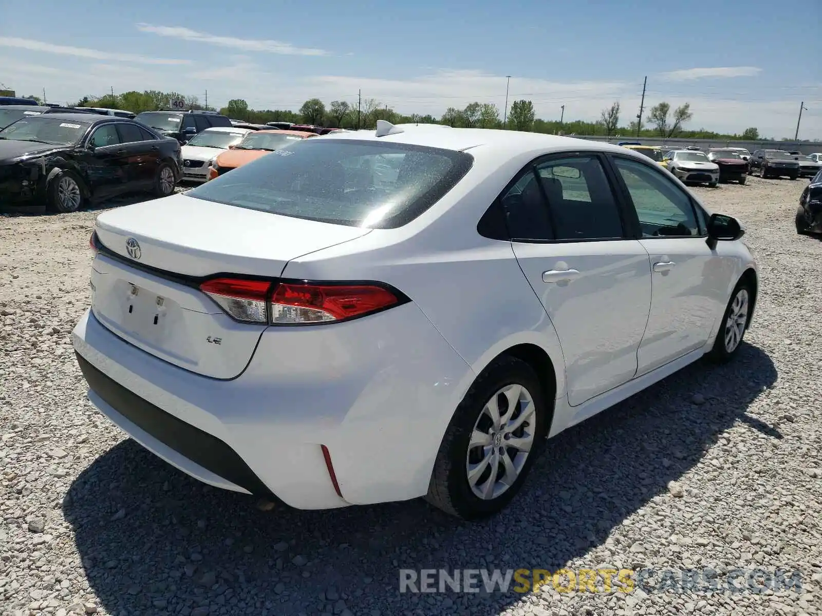 4 Photograph of a damaged car 5YFEPRAE3LP021676 TOYOTA COROLLA 2020