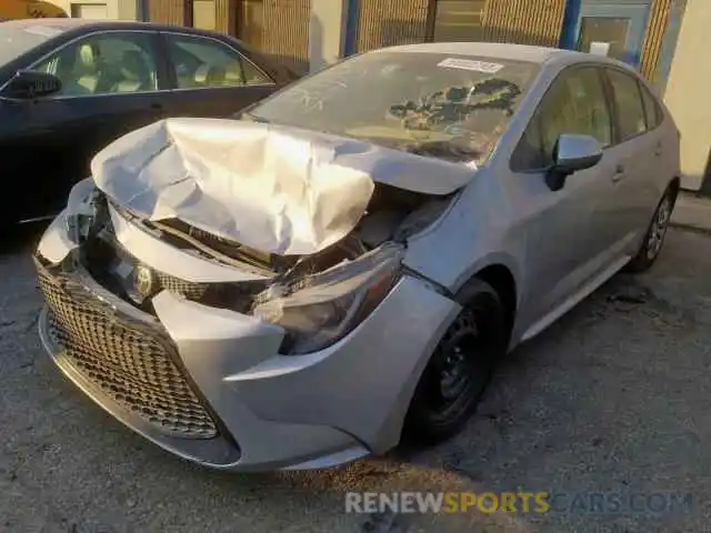 2 Photograph of a damaged car 5YFEPRAE3LP022651 TOYOTA COROLLA 2020