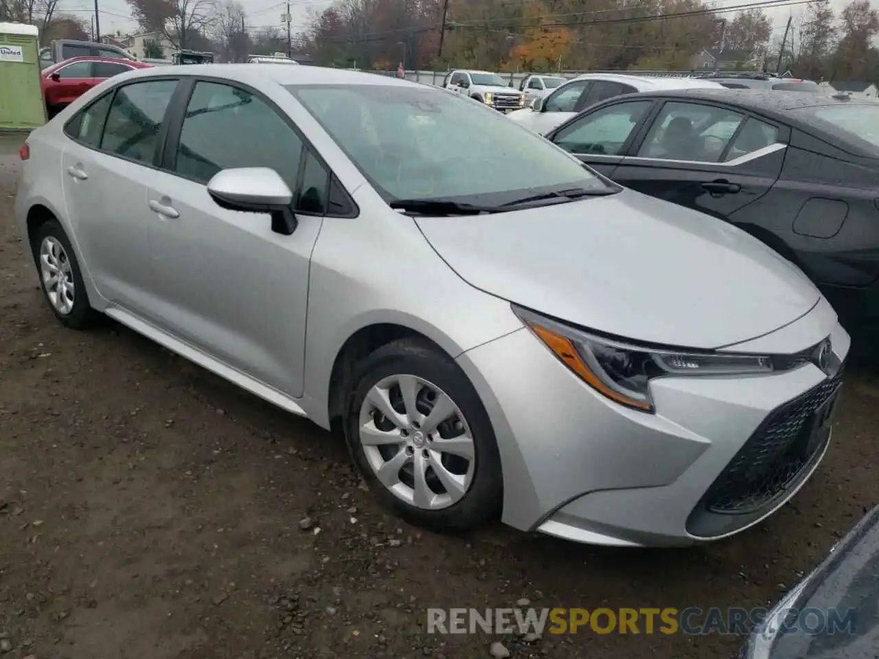 1 Photograph of a damaged car 5YFEPRAE3LP023931 TOYOTA COROLLA 2020