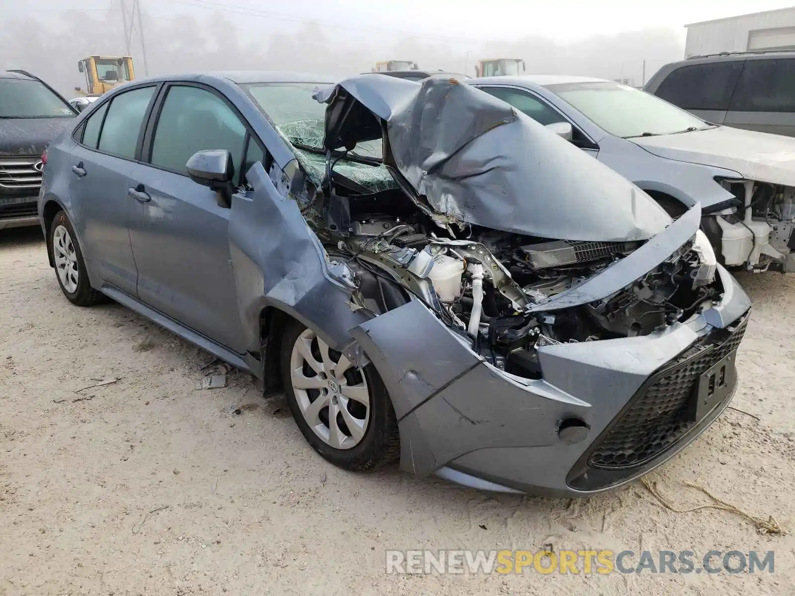 1 Photograph of a damaged car 5YFEPRAE3LP024920 TOYOTA COROLLA 2020