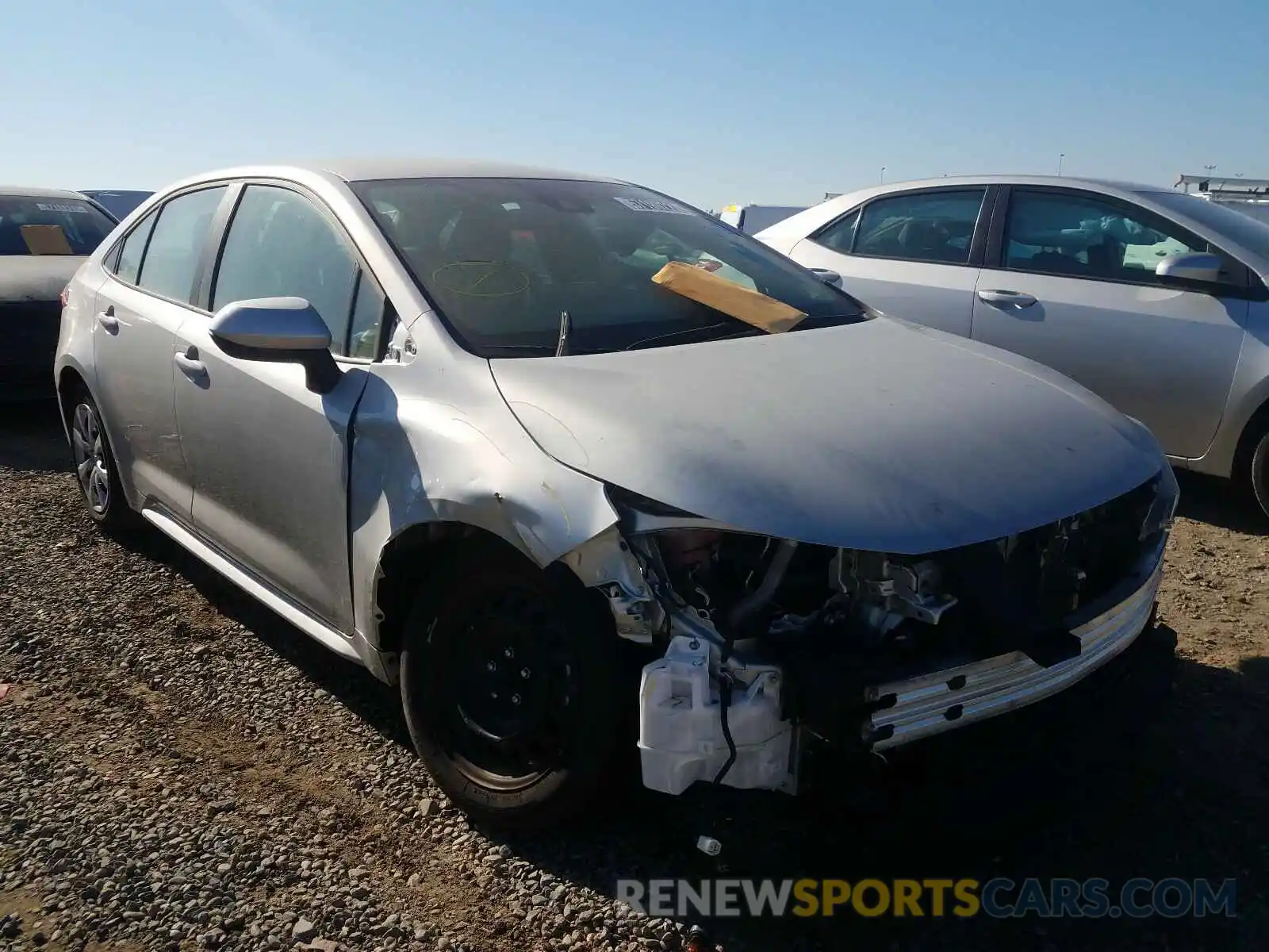 1 Photograph of a damaged car 5YFEPRAE3LP025419 TOYOTA COROLLA 2020