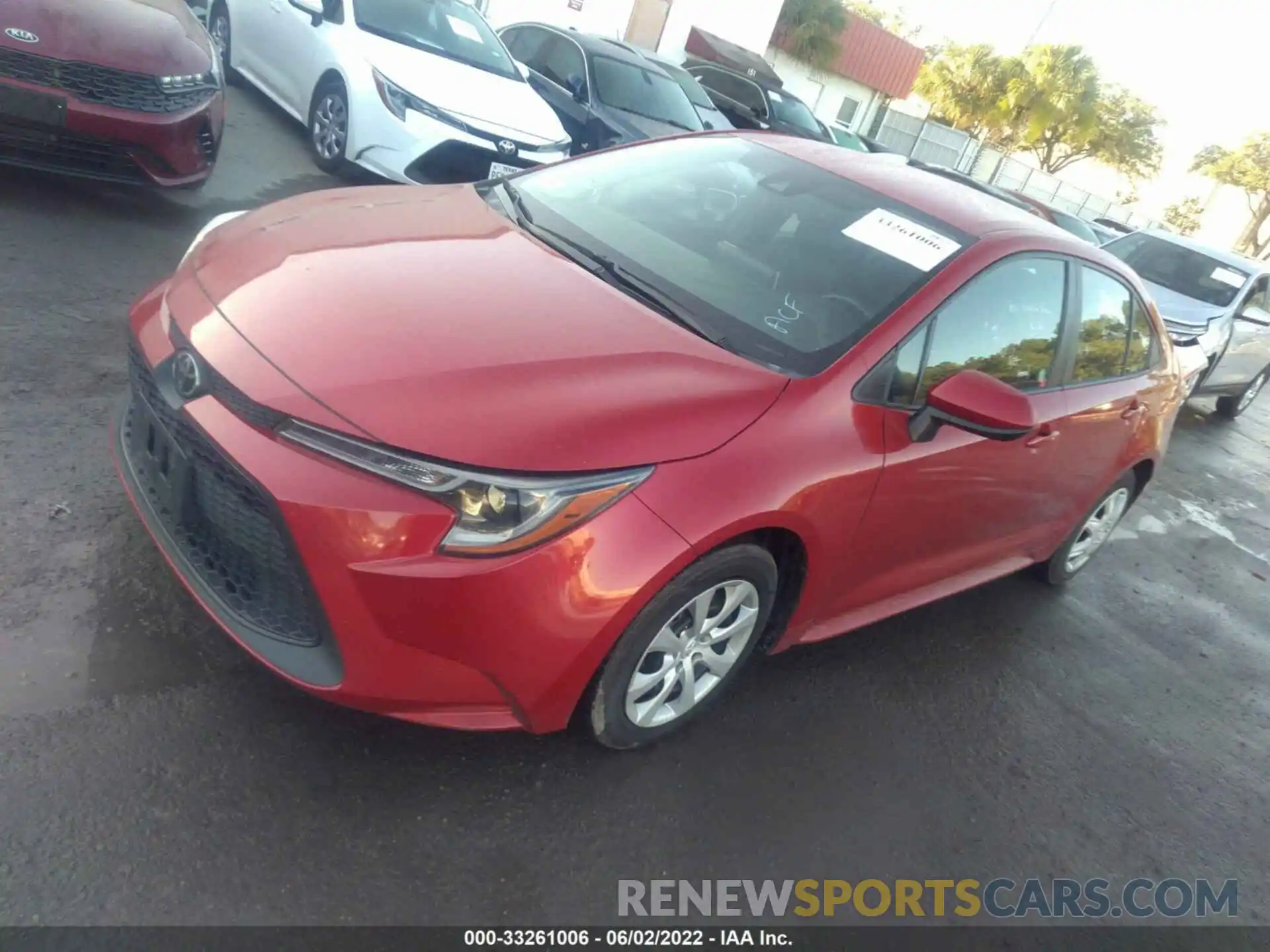 2 Photograph of a damaged car 5YFEPRAE3LP025680 TOYOTA COROLLA 2020